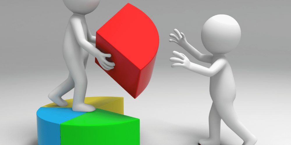 Equitable-Distribution People dividing marital property