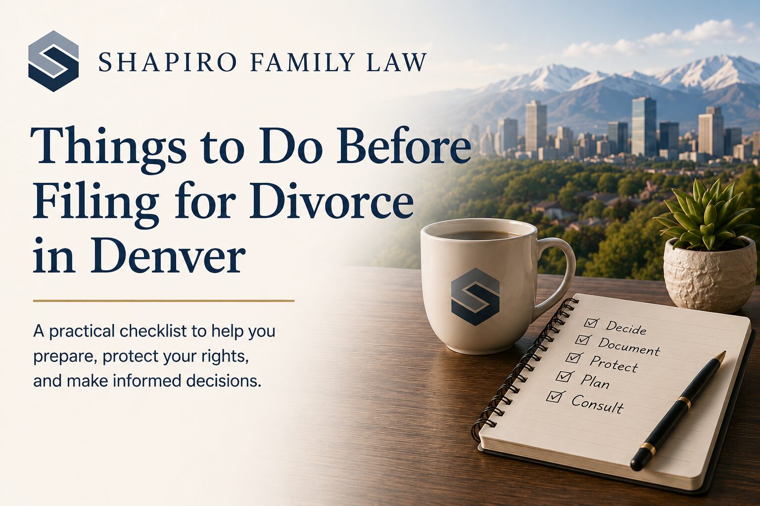 Things to Do Before Filing for Divorce